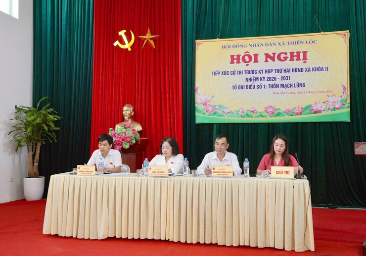 Hội nghị tiếp xúc cử tri trước kỳ họp thứ Hai HĐND xã khóa II, nhiệm kỳ 2026 – 2031- Ảnh 9.