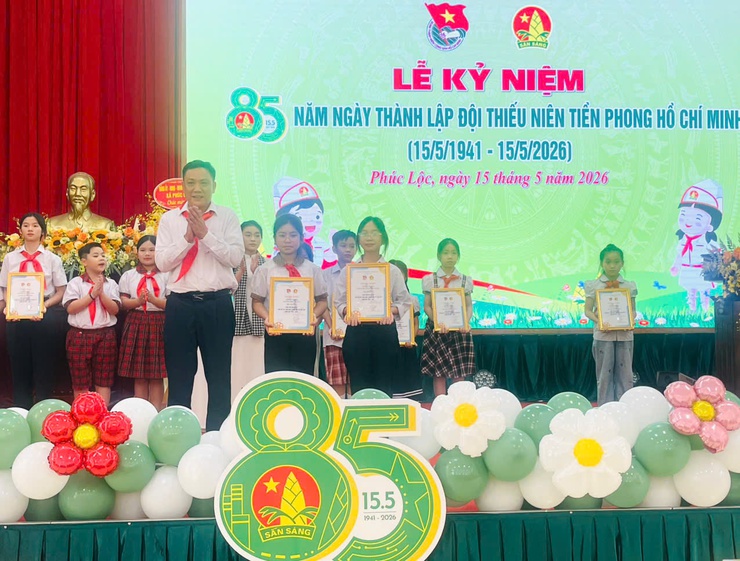 Phúc Lộc long trọng tổ chức Lễ kỷ niệm 85 năm Ngày thành lập Đội Thiếu niên Tiền phong Hồ Chí Minh- Ảnh 12.
