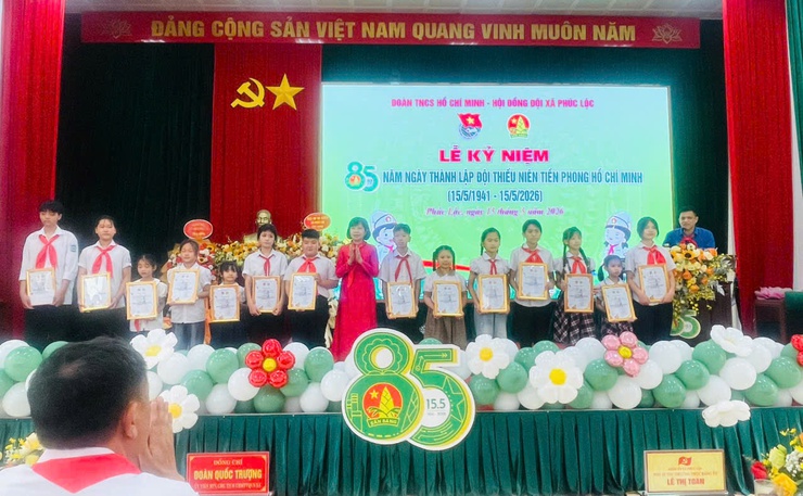 Phúc Lộc long trọng tổ chức Lễ kỷ niệm 85 năm Ngày thành lập Đội Thiếu niên Tiền phong Hồ Chí Minh- Ảnh 10.