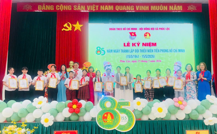 Phúc Lộc long trọng tổ chức Lễ kỷ niệm 85 năm Ngày thành lập Đội Thiếu niên Tiền phong Hồ Chí Minh- Ảnh 9.