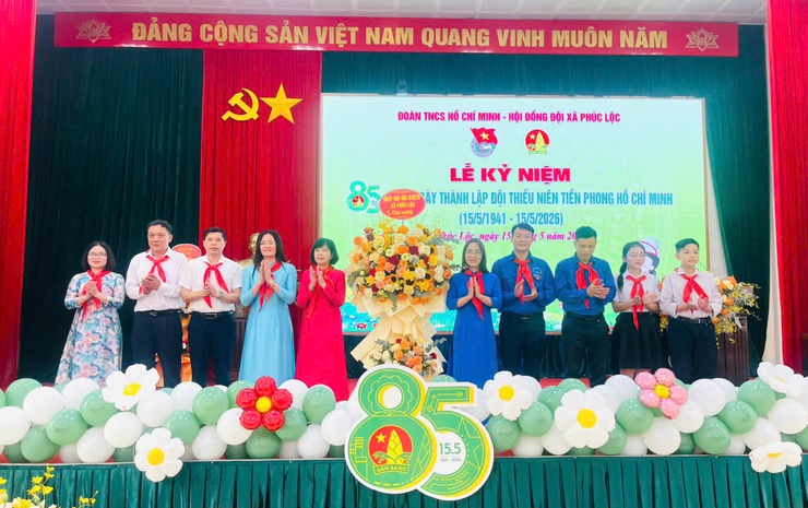 Phúc Lộc long trọng tổ chức Lễ kỷ niệm 85 năm Ngày thành lập Đội Thiếu niên Tiền phong Hồ Chí Minh- Ảnh 5.