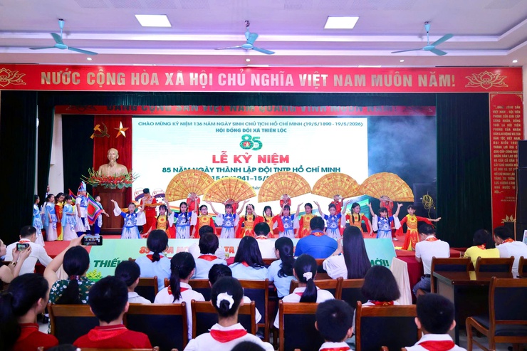 Đoàn thanh niên cộng sản Hồ Chí Minh – Hội Đồng đội xã Thiên Lộc tổ chức Lễ kỷ niệm 85 năm ngày thành lập Đội thiếu niên tiền phong Hồ Chí Minh (15/5/1941 – 15/5/2026)- Ảnh 17.
