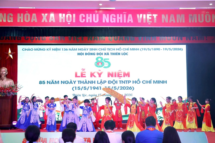 Đoàn thanh niên cộng sản Hồ Chí Minh – Hội Đồng đội xã Thiên Lộc tổ chức Lễ kỷ niệm 85 năm ngày thành lập Đội thiếu niên tiền phong Hồ Chí Minh (15/5/1941 – 15/5/2026)- Ảnh 16.