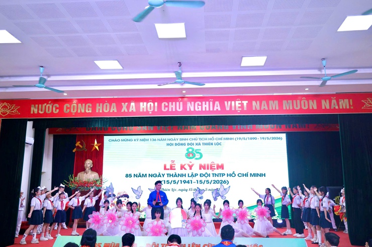Đoàn thanh niên cộng sản Hồ Chí Minh – Hội Đồng đội xã Thiên Lộc tổ chức Lễ kỷ niệm 85 năm ngày thành lập Đội thiếu niên tiền phong Hồ Chí Minh (15/5/1941 – 15/5/2026)- Ảnh 18.