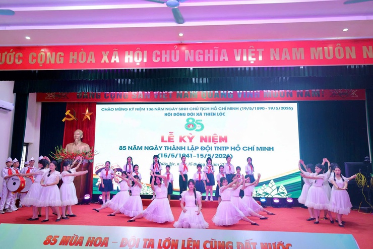Đoàn thanh niên cộng sản Hồ Chí Minh – Hội Đồng đội xã Thiên Lộc tổ chức Lễ kỷ niệm 85 năm ngày thành lập Đội thiếu niên tiền phong Hồ Chí Minh (15/5/1941 – 15/5/2026)- Ảnh 14.