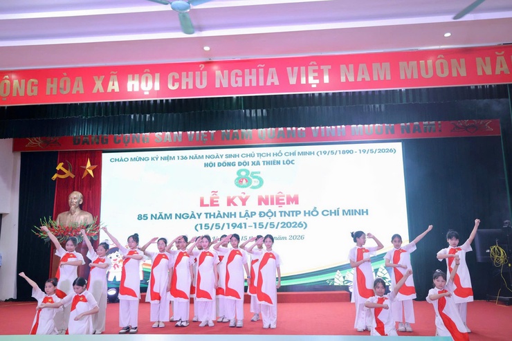 Đoàn thanh niên cộng sản Hồ Chí Minh – Hội Đồng đội xã Thiên Lộc tổ chức Lễ kỷ niệm 85 năm ngày thành lập Đội thiếu niên tiền phong Hồ Chí Minh (15/5/1941 – 15/5/2026)- Ảnh 15.