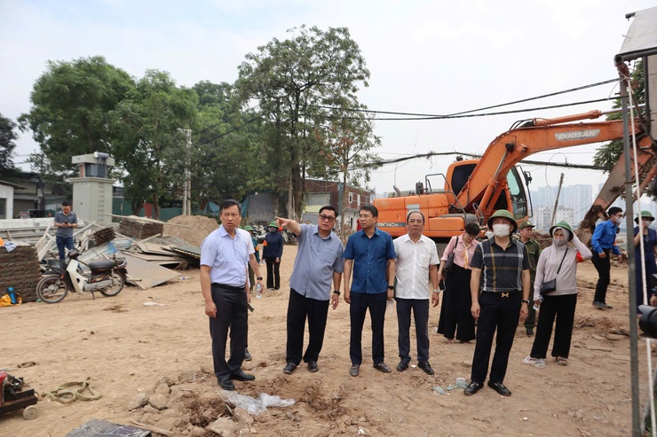 Phường Từ Liêm hoàn thành cơ bản công tác GPMB dự án hồ điều hòa Phú Đô, bảo đảm tiến độ công trình khẩn cấp- Ảnh 1.