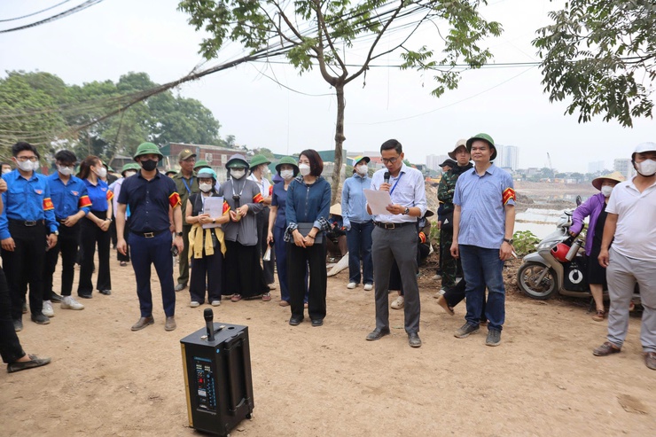 Phường Từ Liêm hoàn thành cơ bản công tác GPMB dự án hồ điều hòa Phú Đô, bảo đảm tiến độ công trình khẩn cấp- Ảnh 8.