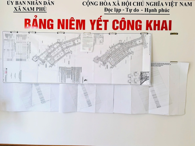 Nam Phù công khai điều chỉnh quy hoạch khu tái định cư phục vụ giải phóng mặt bằng các dự án- Ảnh 1.