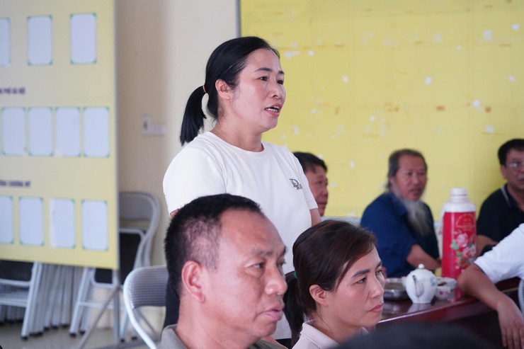 Phường Chương Mỹ đối thoại, tiếp thu ý kiến về dự thảo phương án bồi thường, hỗ trợ tái định cư dự án Quốc lộ 6 tại TDP Cao Sơn- Ảnh 6.