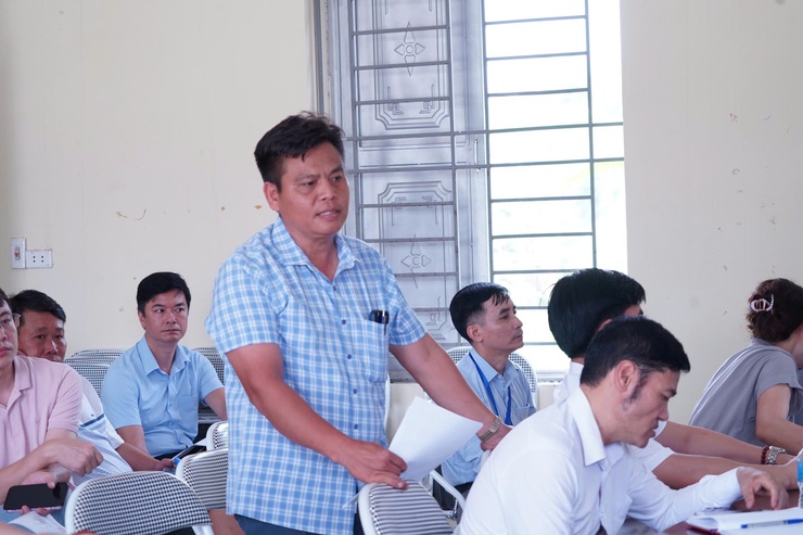 Phường Chương Mỹ đối thoại, tiếp thu ý kiến về dự thảo phương án bồi thường, hỗ trợ tái định cư dự án Quốc lộ 6 tại TDP Cao Sơn- Ảnh 7.
