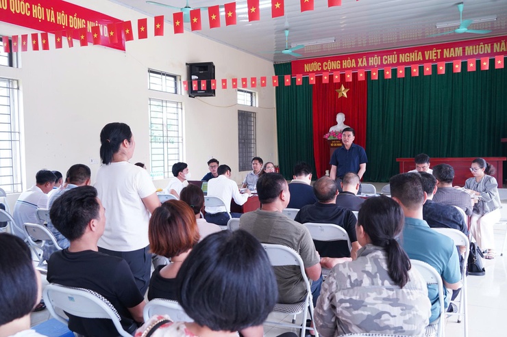 Phường Chương Mỹ đối thoại, tiếp thu ý kiến về dự thảo phương án bồi thường, hỗ trợ tái định cư dự án Quốc lộ 6 tại TDP Cao Sơn- Ảnh 8.