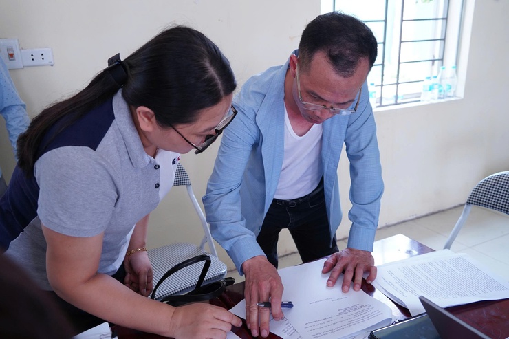 Phường Chương Mỹ đối thoại, tiếp thu ý kiến về dự thảo phương án bồi thường, hỗ trợ tái định cư dự án Quốc lộ 6 tại TDP Cao Sơn- Ảnh 9.