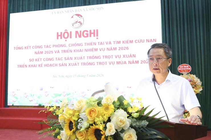 XÃ SÓC SƠN TỔNG KẾT CÔNG TÁC PHÒNG, CHỐNG THIÊN TAI VÀ TÌM KIẾM CỨU NẠN NĂM 2025; TRIỂN KHAI NHIỆM VỤ NĂM 2026- Ảnh 6.