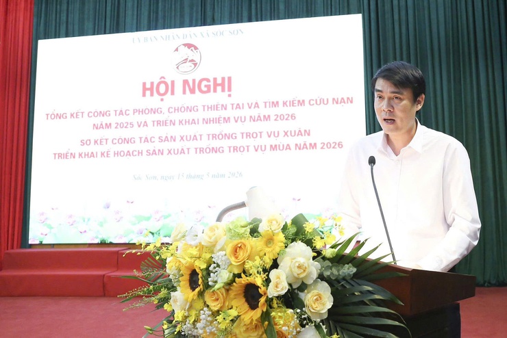 XÃ SÓC SƠN TỔNG KẾT CÔNG TÁC PHÒNG, CHỐNG THIÊN TAI VÀ TÌM KIẾM CỨU NẠN NĂM 2025; TRIỂN KHAI NHIỆM VỤ NĂM 2026- Ảnh 3.