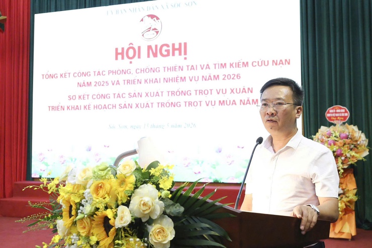 XÃ SÓC SƠN TỔNG KẾT CÔNG TÁC PHÒNG, CHỐNG THIÊN TAI VÀ TÌM KIẾM CỨU NẠN NĂM 2025; TRIỂN KHAI NHIỆM VỤ NĂM 2026- Ảnh 4.