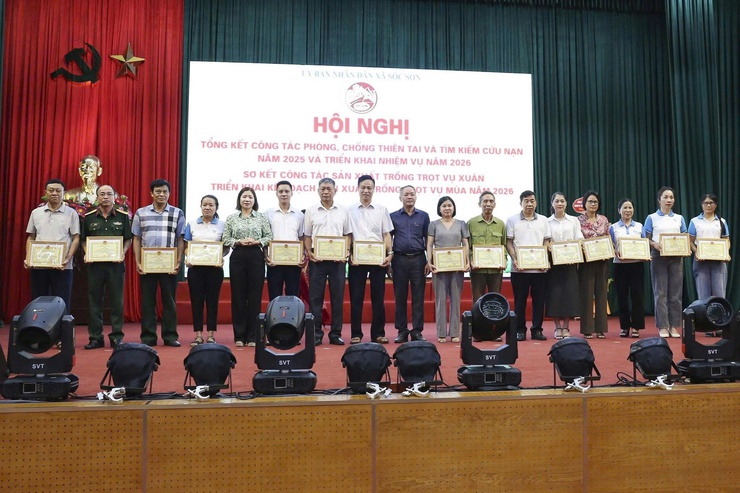 XÃ SÓC SƠN TỔNG KẾT CÔNG TÁC PHÒNG, CHỐNG THIÊN TAI VÀ TÌM KIẾM CỨU NẠN NĂM 2025; TRIỂN KHAI NHIỆM VỤ NĂM 2026- Ảnh 9.