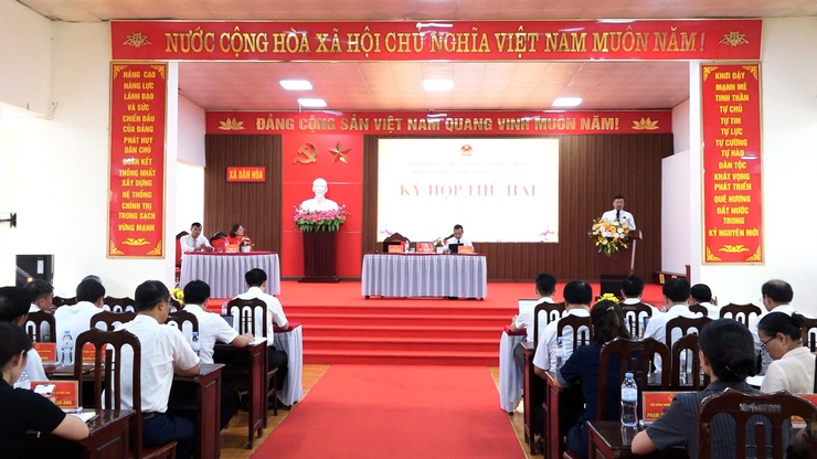 HĐND XÃ DÂN HÒA TỔ CHỨC KỲ HỌP CHUYÊN ĐỀ, THÔNG QUA 4 NGHỊ QUYẾT QUAN TRỌNG- Ảnh 7.
