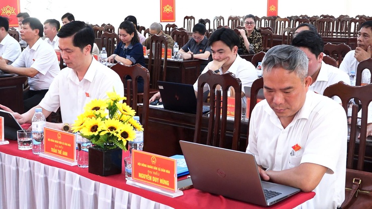 HĐND XÃ DÂN HÒA TỔ CHỨC KỲ HỌP CHUYÊN ĐỀ, THÔNG QUA 4 NGHỊ QUYẾT QUAN TRỌNG- Ảnh 3.