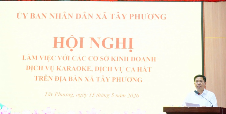 Tây Phương tăng cường quản lý hoạt động kinh doanh karaoke, dịch vụ ca hát- Ảnh 7.