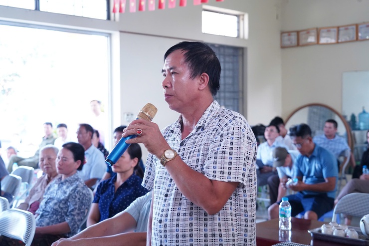 Phường Chương Mỹ vận động, đối thoại, tiếp thu ý kiến về phương án bồi thường, hỗ trợ, tái định cư dự án nâng cấp Quốc lộ 6 tại TDP Cao Sơn- Ảnh 5.