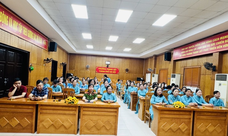 Nâng cao kỹ năng phòng, chống dịch bệnh mùa hè cho hội viên phụ nữ phường Thanh Liệt- Ảnh 3.