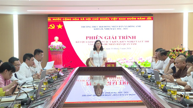 HĐND xã Đông Anh tổ chức phiên giải trình về kiến nghị cử tri- Ảnh 1.
