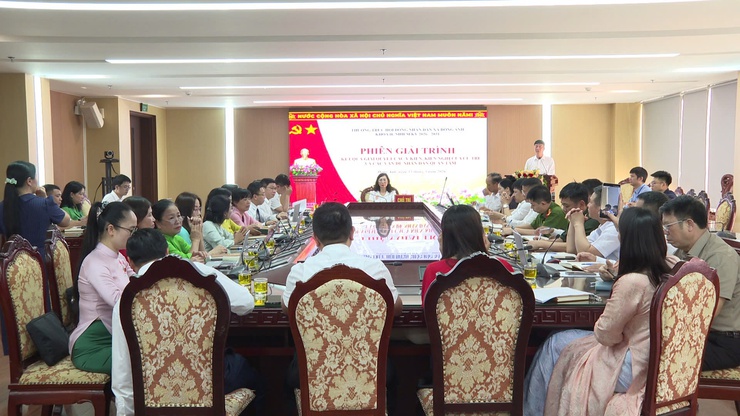 HĐND xã Đông Anh tổ chức phiên giải trình về kiến nghị cử tri- Ảnh 2.