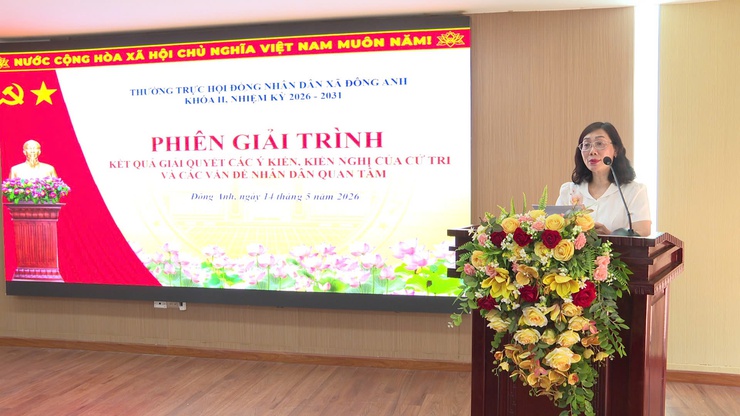 HĐND xã Đông Anh tổ chức phiên giải trình về kiến nghị cử tri- Ảnh 4.