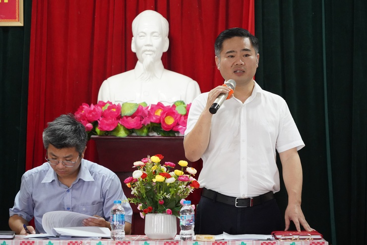 Phường Chương Mỹ đối thoại về phương án bồi thường, hỗ trợ, tái định cư dự án Quốc lộ 6 tại TDP Đoàn Kết- Ảnh 1.