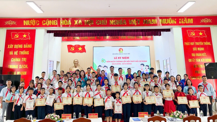 THIẾU NHI NGỌC HỒI TƯNG BỪNG KỶ NIỆM 85 NĂM NGÀY THÀNH LẬP ĐỘI TNTP HỒ CHÍ MINH- Ảnh 1.