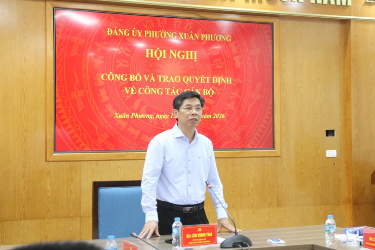 Đảng ủy phường Xuân Phương công bố quyết định chuẩn y Ủy viên UBKT Đảng ủy phường nhiệm kỳ 2025-2030 - Ảnh 4.