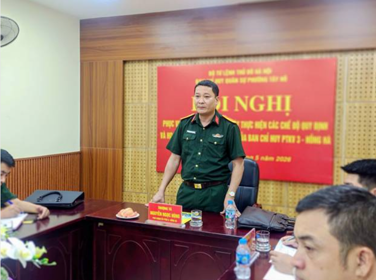 Hội nghị kiểm tra công tác quân sự, quốc phòng tại phường Tây Hồ: Chủ động tham mưu, sẵn sàng trong mọi tình huống- Ảnh 5.