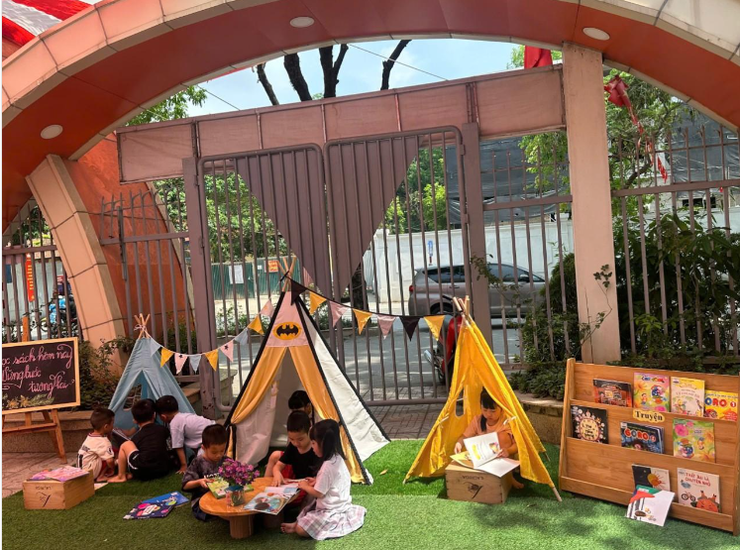 Trường Mầm non Chu Văn An tổ chức thành công "Global Kids Day - Ngày hội sách và rung chuông vàng 2026"- Ảnh 5.