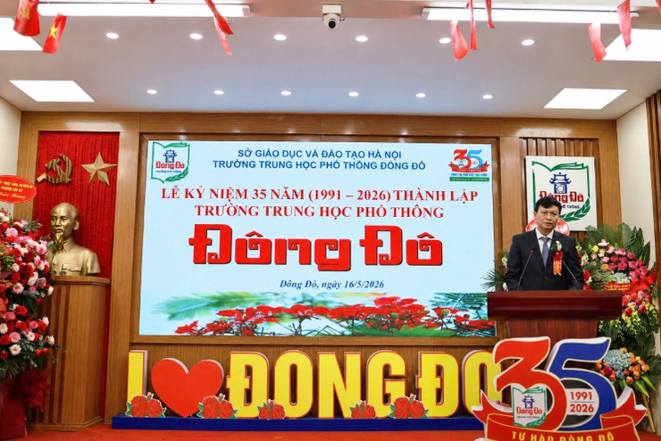 Kỷ niệm 35 năm thành lập trường THPT Đông Đô: Hành trình tiên phong kiến tạo mô hình “Trường học hạnh phúc – thông minh”- Ảnh 4.
