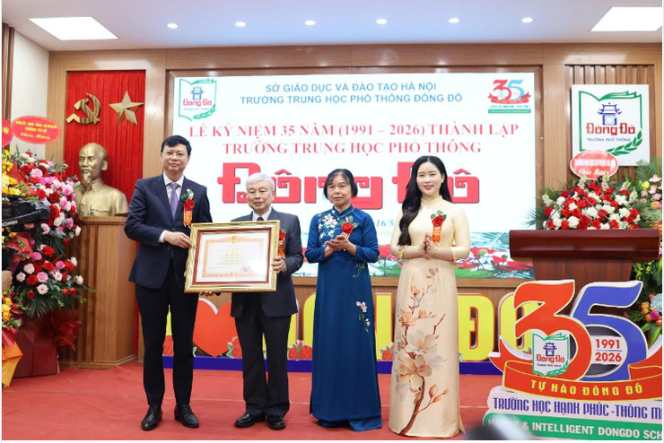 Kỷ niệm 35 năm thành lập trường THPT Đông Đô: Hành trình tiên phong kiến tạo mô hình “Trường học hạnh phúc – thông minh”- Ảnh 5.
