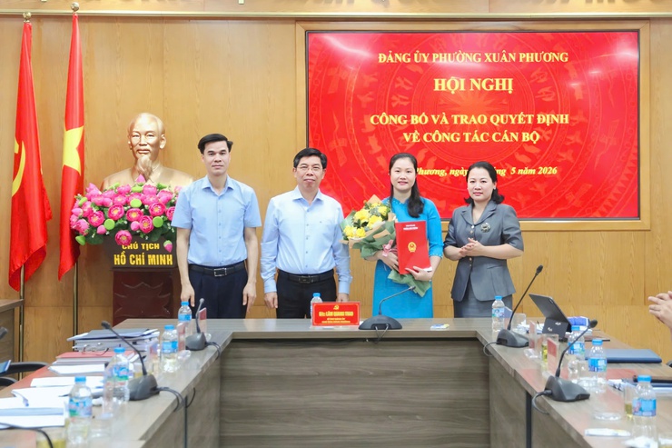 Đảng ủy phường Xuân Phương công bố quyết định chuẩn y Ủy viên UBKT Đảng ủy phường nhiệm kỳ 2025-2030 - Ảnh 3.