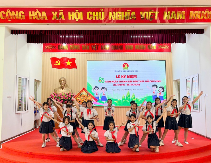 THIẾU NHI NGỌC HỒI TƯNG BỪNG KỶ NIỆM 85 NĂM NGÀY THÀNH LẬP ĐỘI TNTP HỒ CHÍ MINH- Ảnh 4.