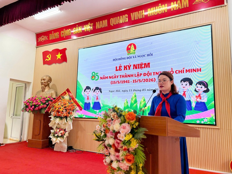 THIẾU NHI NGỌC HỒI TƯNG BỪNG KỶ NIỆM 85 NĂM NGÀY THÀNH LẬP ĐỘI TNTP HỒ CHÍ MINH- Ảnh 3.