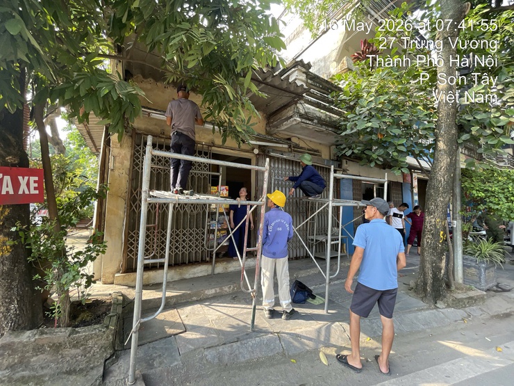 PHƯỜNG SƠN TÂY RA QUÂN TỔNG VỆ SINH MÔI TRƯỜNG, ĐẢM BẢO TRẬT TỰ ĐÔ THỊ, TRẬT TỰ CÔNG CỘNG TRÊN ĐỊA BÀN- Ảnh 5.