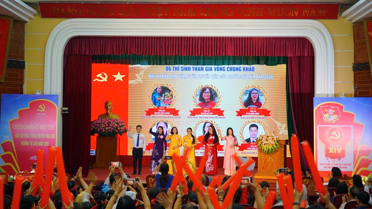 Phường Từ Liêm tổ chức chung khảo Hội thi báo cáo viên, tuyên truyền viên giỏi- Ảnh 3.