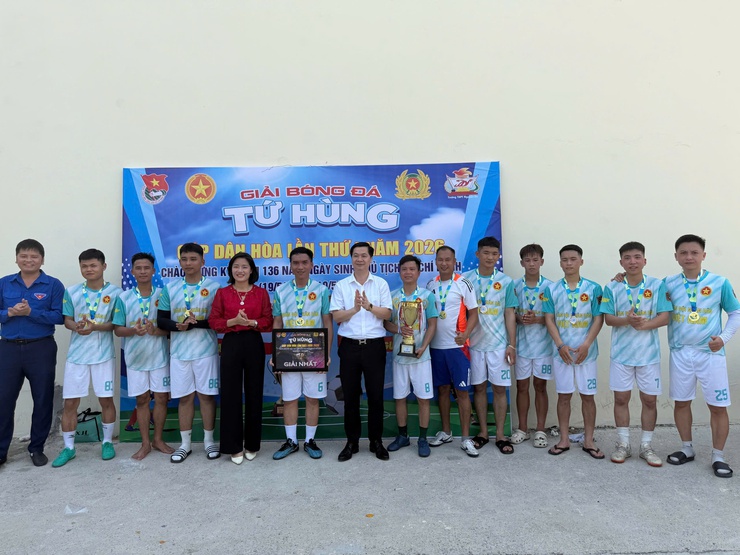 SÔI NỔI KHAI MẠC GIẢI BÓNG ĐÁ TỨ HÙNG CÚP DÂN HÒA LẦN THỨ I NĂM 2026- Ảnh 11.