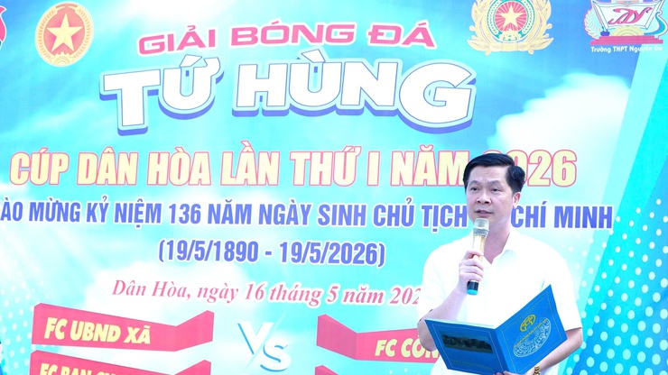 SÔI NỔI KHAI MẠC GIẢI BÓNG ĐÁ TỨ HÙNG CÚP DÂN HÒA LẦN THỨ I NĂM 2026- Ảnh 5.