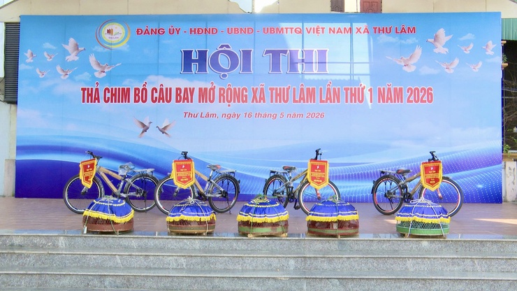 UBND XÃ THƯ LÂM TỔ CHỨC “HỘI THI THẢ CHIM BỒ CÂU BAY MỞ RỘNG XÃ THƯ LÂM LẦN THỨ I NĂM 2026”
- Ảnh 10.