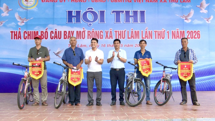 UBND XÃ THƯ LÂM TỔ CHỨC “HỘI THI THẢ CHIM BỒ CÂU BAY MỞ RỘNG XÃ THƯ LÂM LẦN THỨ I NĂM 2026”
- Ảnh 14.