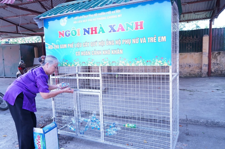 Hội LHPN phường Chương Mỹ bàn giao tuyến đường hoa, ra mắt mô hình “Ngôi nhà xanh”- Ảnh 7.