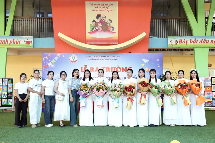 TRƯỜNG MẦM NON NGỌC LÔI TỔ CHỨC LỄ RA TRƯỜNG CHO HỌC SINH KHỐI MẪU GIÁO LỚN- Ảnh 18.
