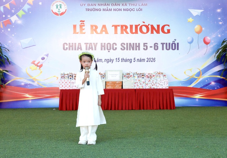 TRƯỜNG MẦM NON NGỌC LÔI TỔ CHỨC LỄ RA TRƯỜNG CHO HỌC SINH KHỐI MẪU GIÁO LỚN- Ảnh 32.