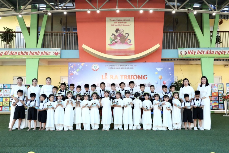 TRƯỜNG MẦM NON NGỌC LÔI TỔ CHỨC LỄ RA TRƯỜNG CHO HỌC SINH KHỐI MẪU GIÁO LỚN- Ảnh 22.
