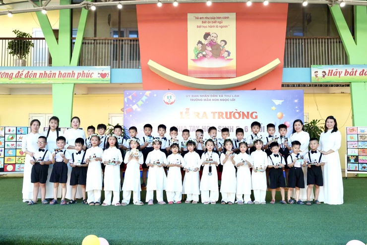 TRƯỜNG MẦM NON NGỌC LÔI TỔ CHỨC LỄ RA TRƯỜNG CHO HỌC SINH KHỐI MẪU GIÁO LỚN- Ảnh 23.